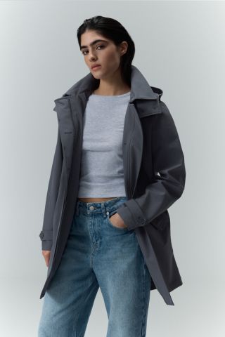 LONG TECHNICAL SHELL JACKET