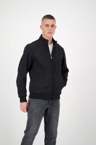 SOFTSHELL JACKET SILVER ZIP