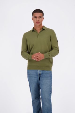 KNITWEAR POLO LONGSLEEVE