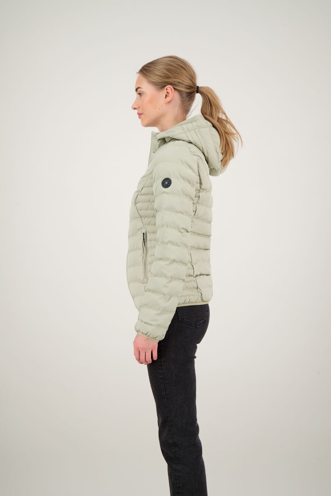 airforce hooded padded jacket